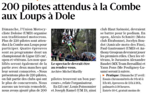 200 Pilotes attendus à la Combe aux Loups DOLE